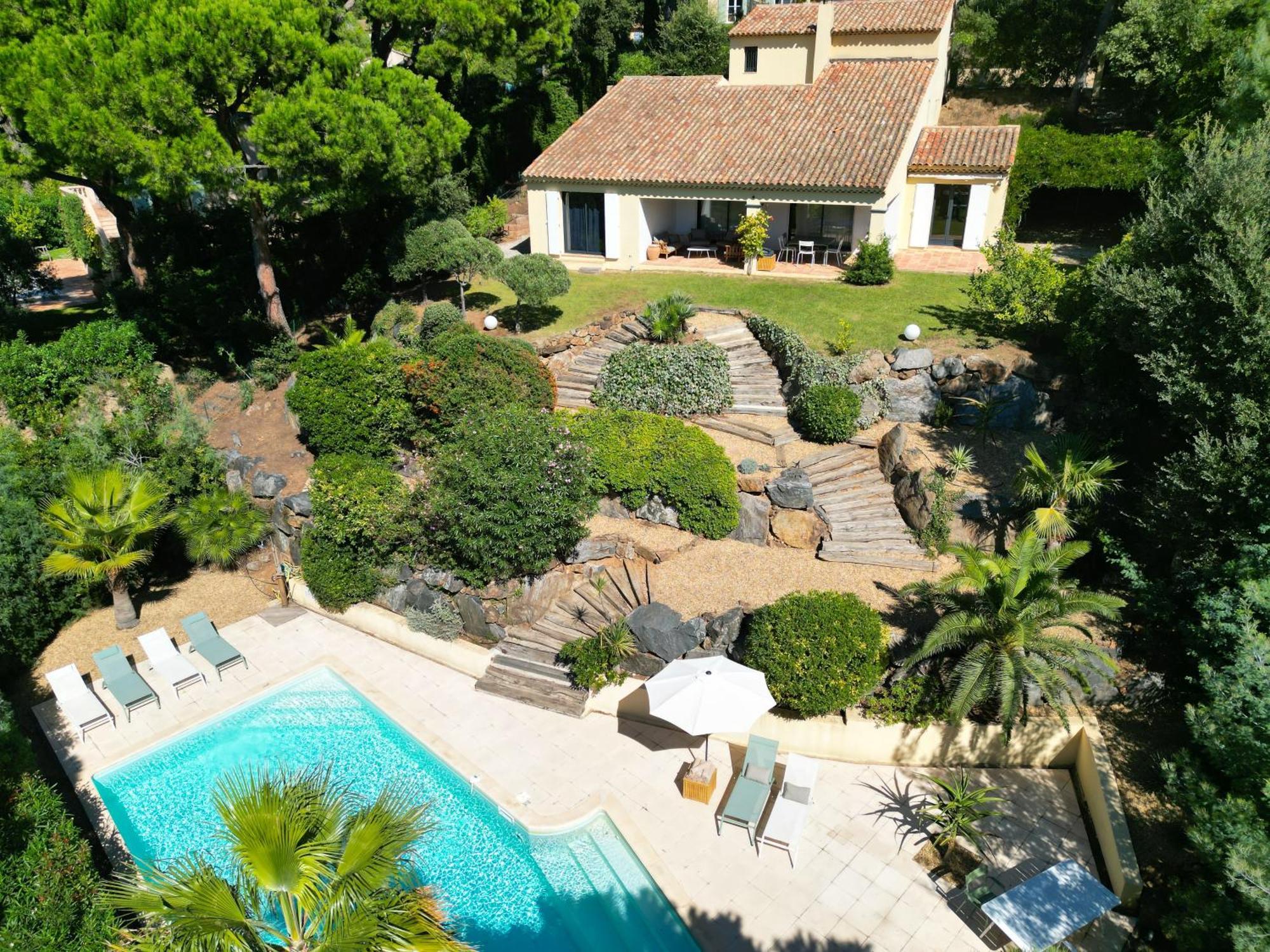Villa Boca A Gigaro - Avec Vue Et Piscine Chauffee La Croix-Valmer Exterior foto