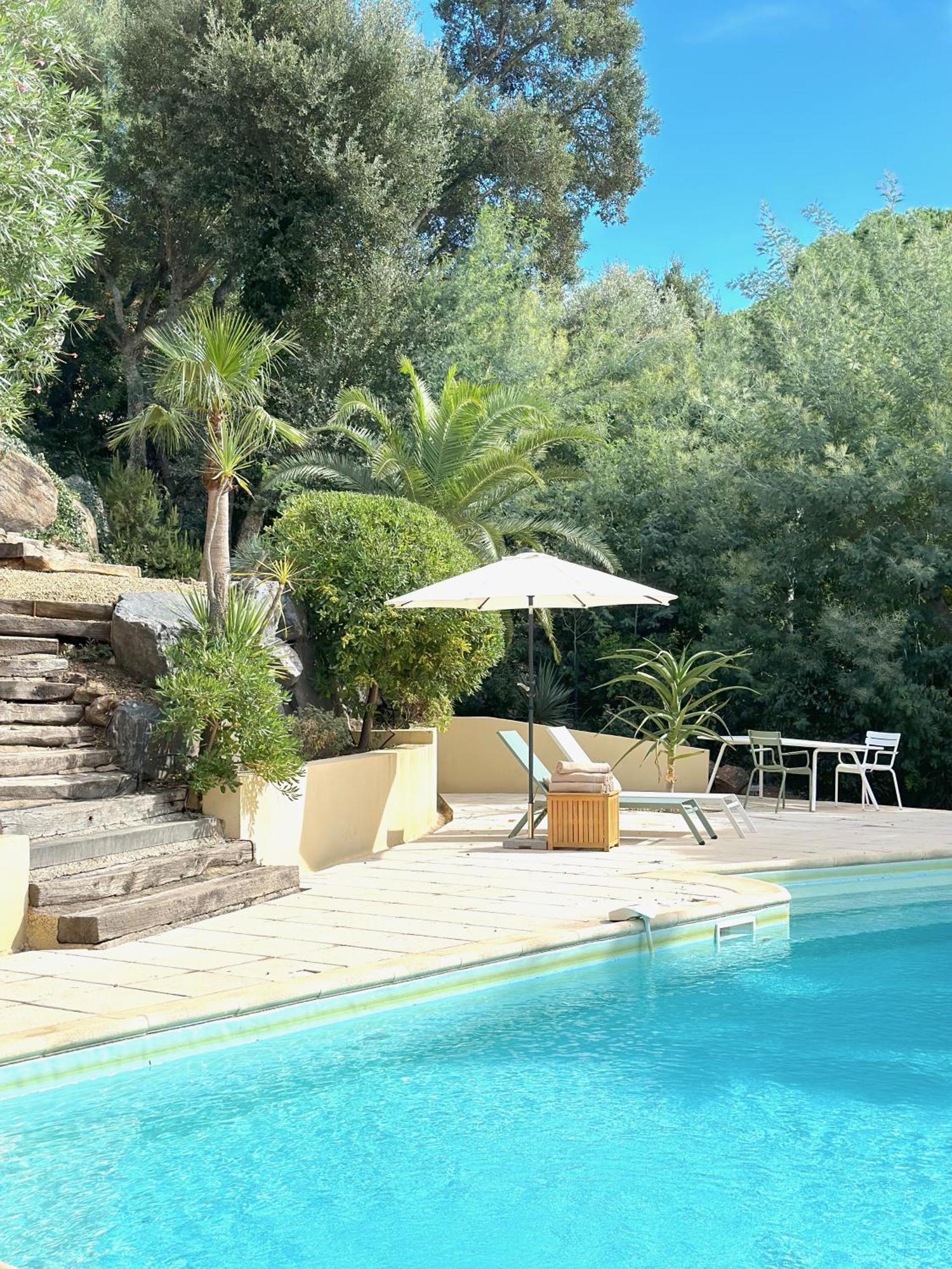 Villa Boca A Gigaro - Avec Vue Et Piscine Chauffee La Croix-Valmer Exterior foto