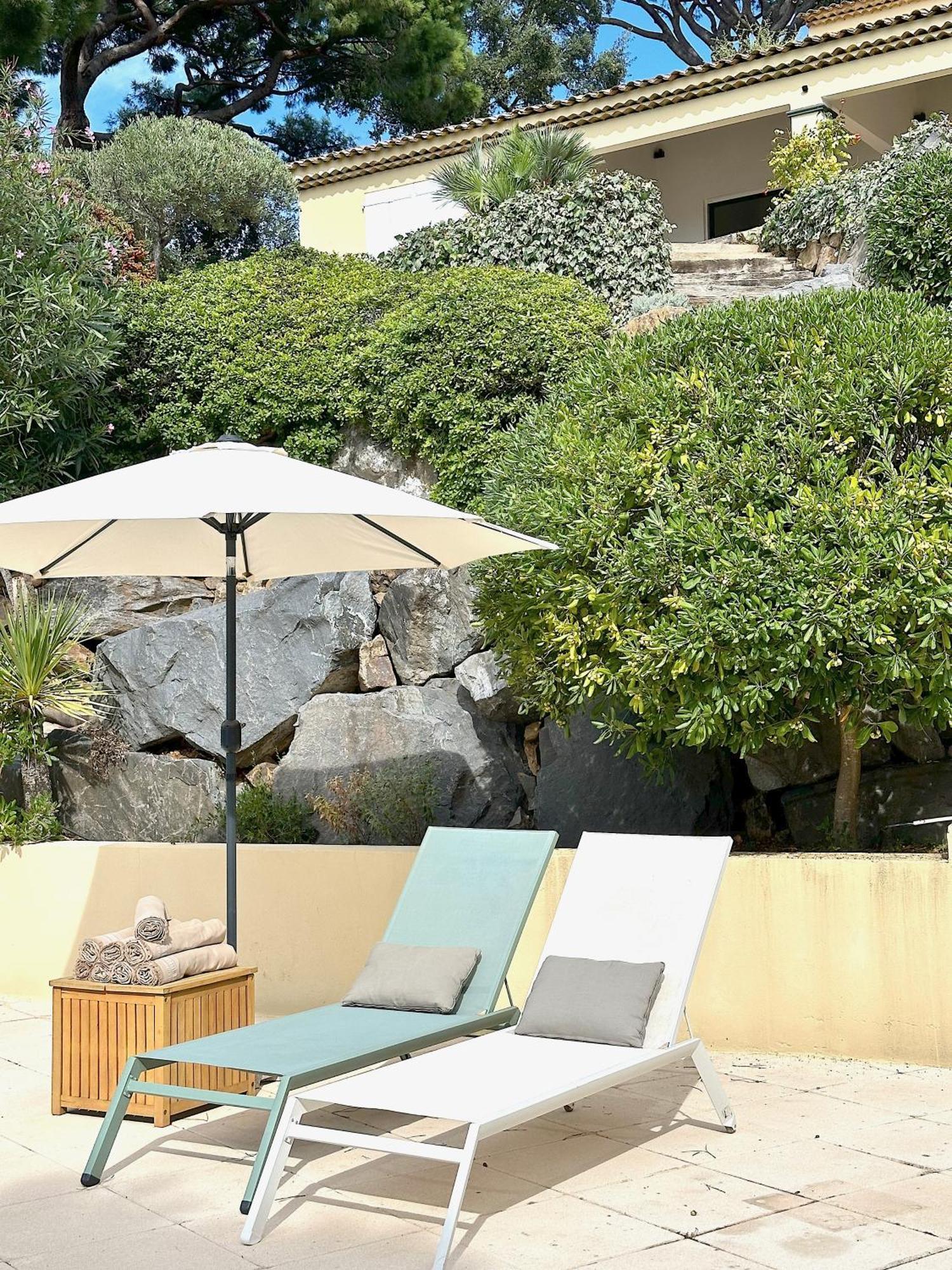 Villa Boca A Gigaro - Avec Vue Et Piscine Chauffee La Croix-Valmer Exterior foto