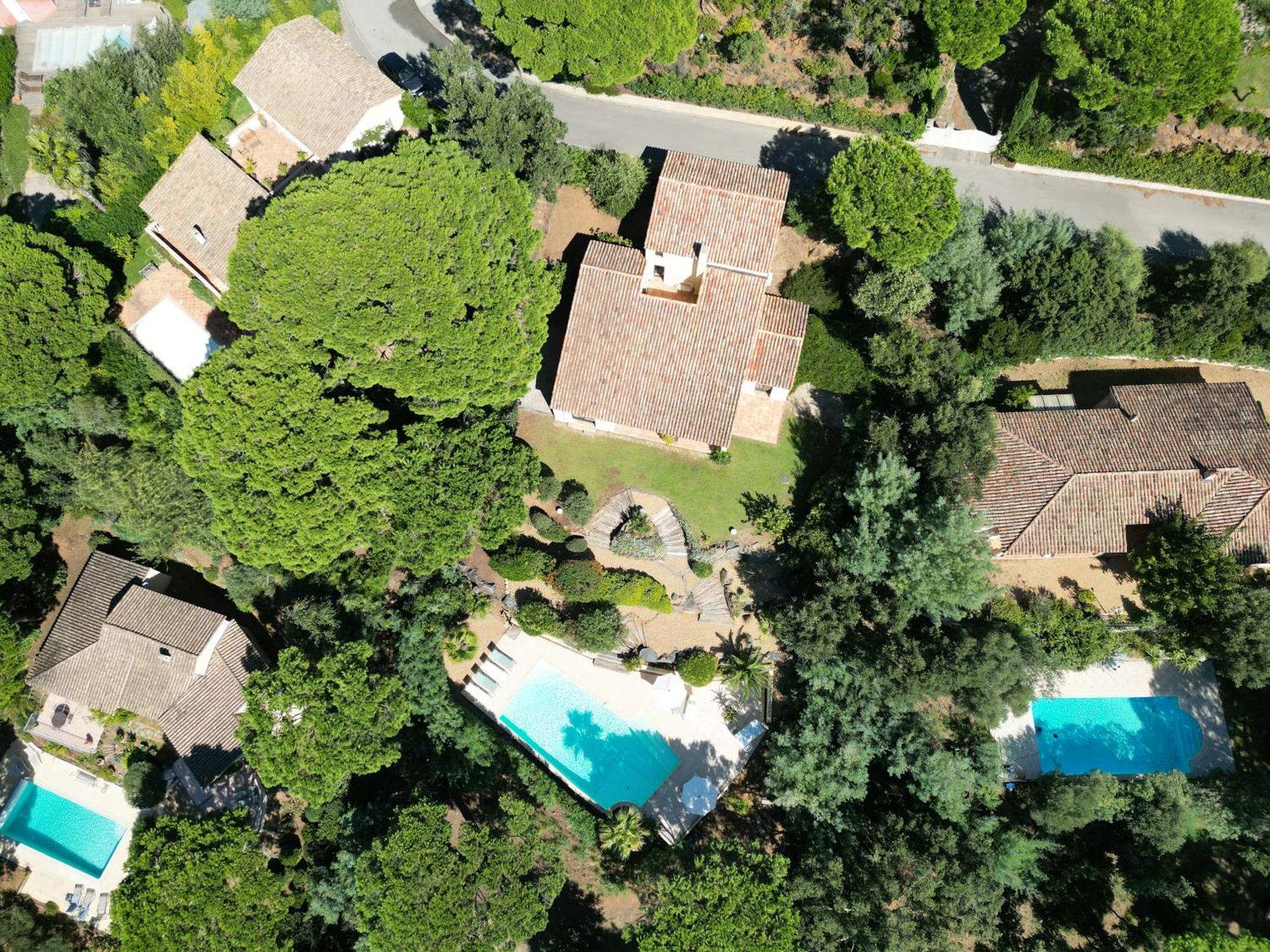 Villa Boca A Gigaro - Avec Vue Et Piscine Chauffee La Croix-Valmer Exterior foto